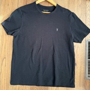 ALL SAINTS textured cotton t shirt
